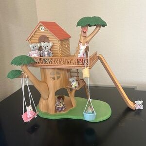 Calico Critter Family Epoch Lively Tree with Family